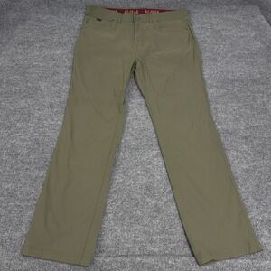 AG-Gear Pants Mens 38X34 Olive Green Cultivator Stretch Quick Dry Outdoor Hiking